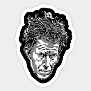 Tom waits Sticker